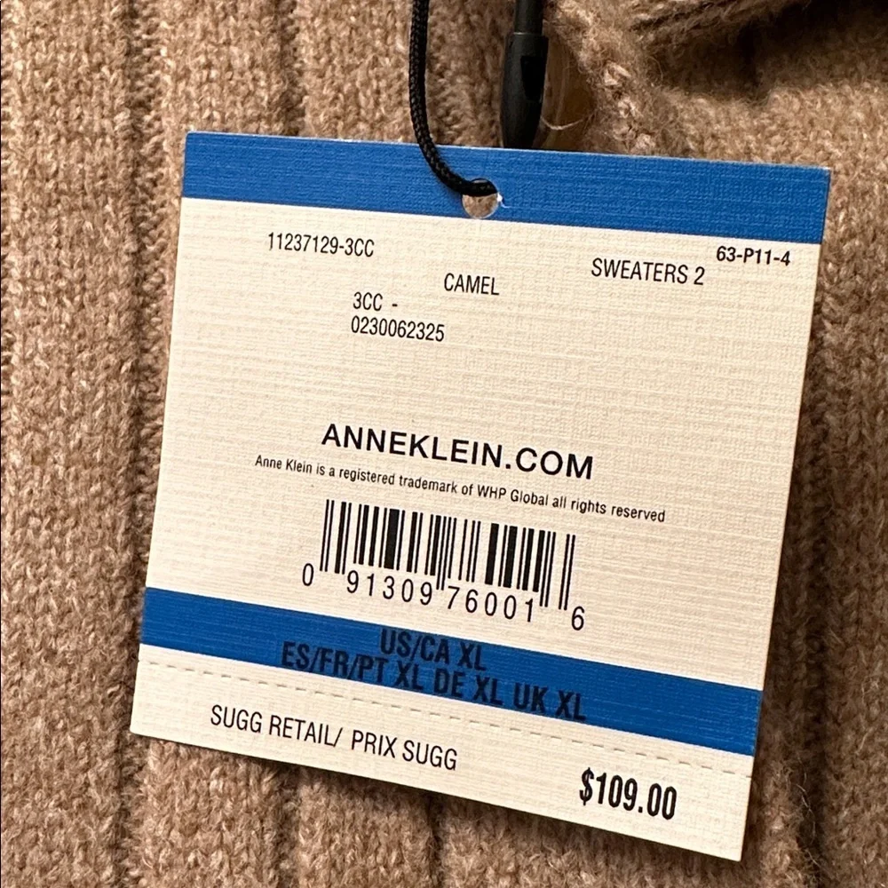 Anne Klein sweater NWT size XL - Picture 4 of 8